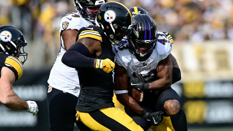 Steelers linebacker Patrick Queen