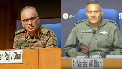 Lt General Rajiv Ghai, Air Marshal Bharti take over as deputy chiefs
