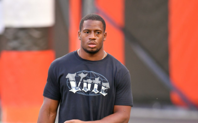 Cleveland Browns owners taunt Nick Chubb by writing on the farewell note that he once defeated Houston Texans playing for them