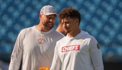 Post Malone, a die-hard Dallas Cowboys fan, gets Kansas City Chiefs inked because Travis Kelce and Patrick Mahomes beat him in a beer pong game