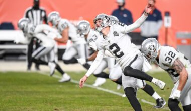 Las Vegas Raiders kicker Daniel Carlson wants more action, less touchbacks