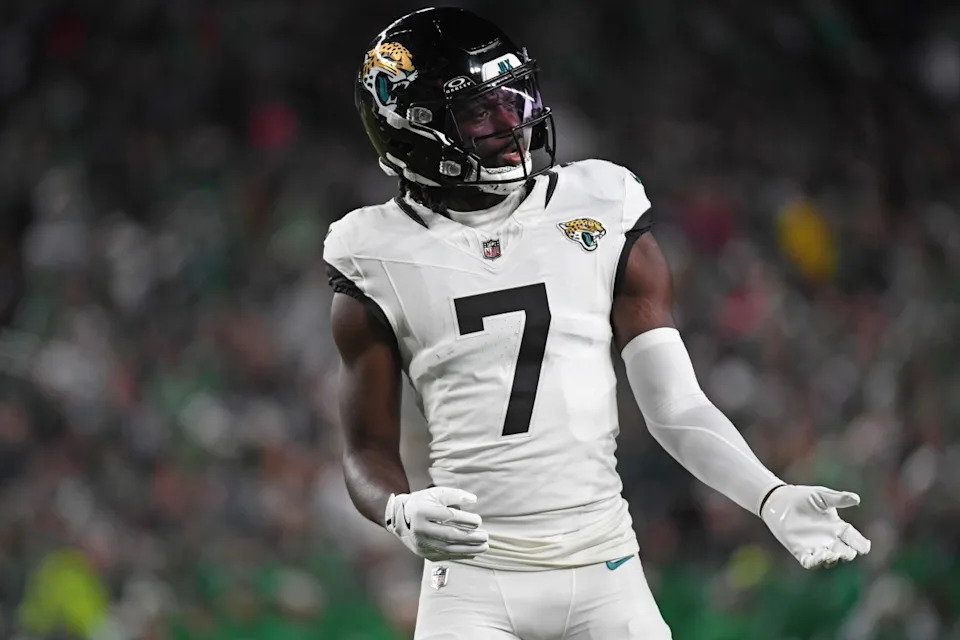 Jacksonville Jaguars wide receiver Brian Thomas Jr. (7).Eric Hartline-Imagn Images