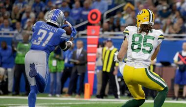 How many interceptions will Detroit Lion Kerby Joseph have in Week 16?