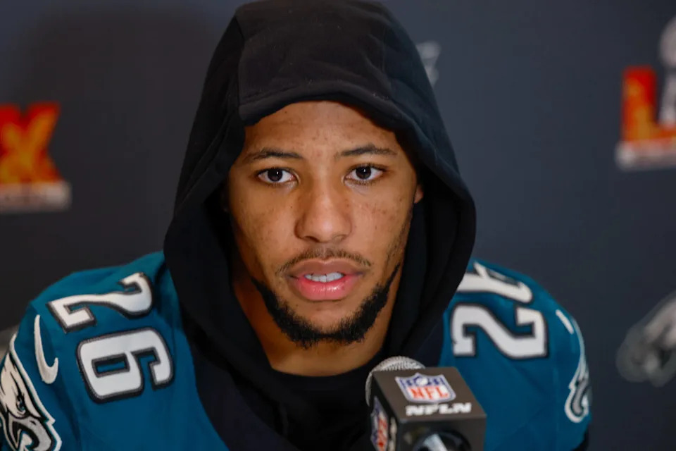 Philadelphia Eagles RB Saquon BarkleyStephen Lew-Imagn Images