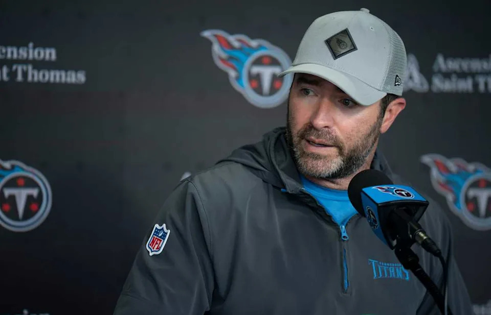 Tennessee Titans HC Brian Callahan.Denny Simmons / The Tennessean / USA TODAY NETWORK via Imagn Images