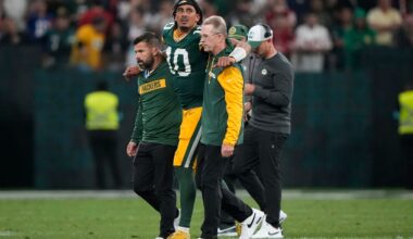 The Green Bay Packers Wait To Discover The Severity Of Jordan Love’s Injury