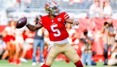 Trey Lance - Fantasy Football Rankings, Draft Sleepers, NFL Injury News