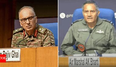 Lt General Rajiv Ghai, Air Marshal Bharti take over as deputy chiefs | India News
