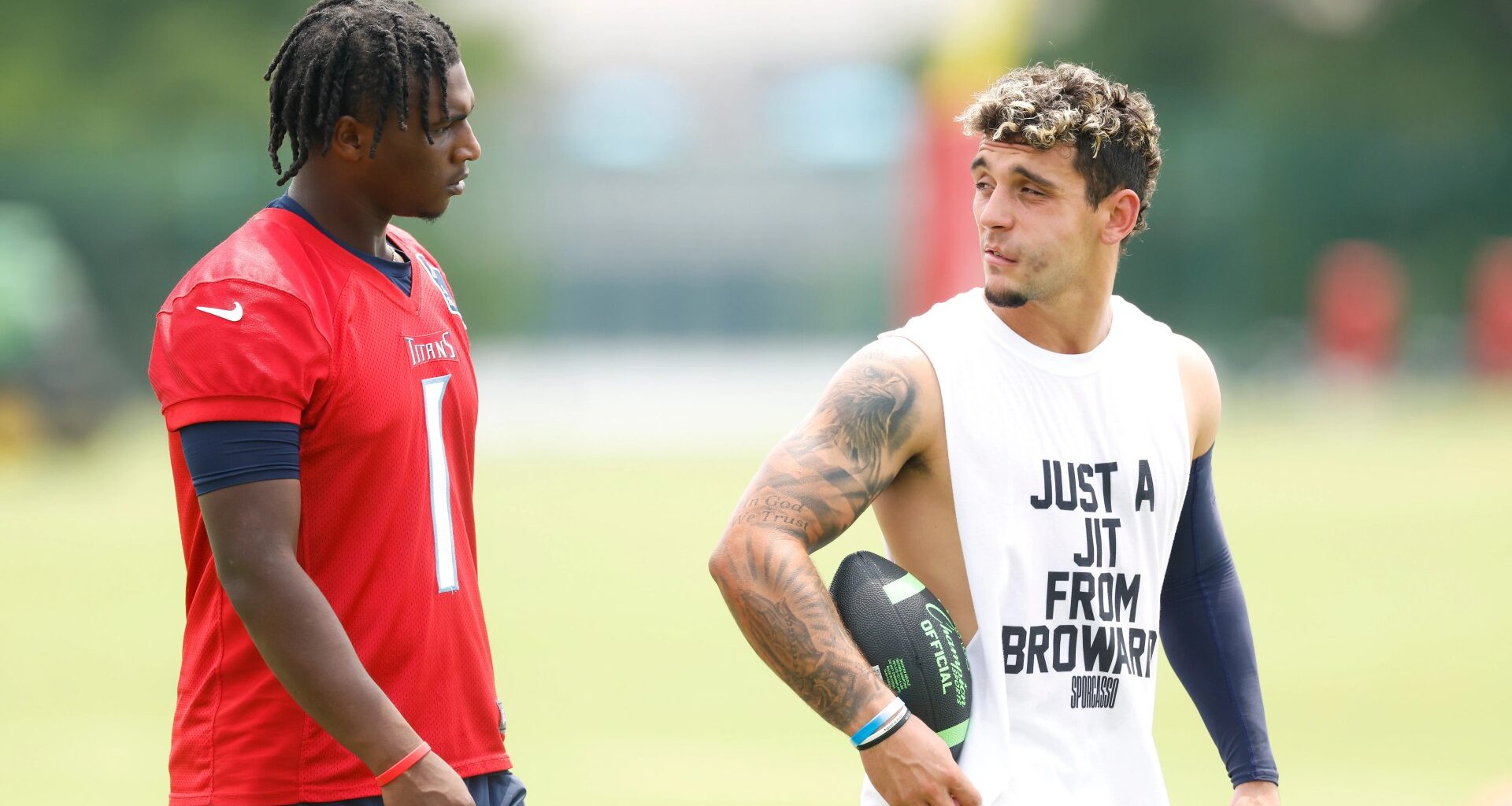 I'm an undrafted rookie with rare facial condition trying to make NFL roster and become Cam Ward's favorite target