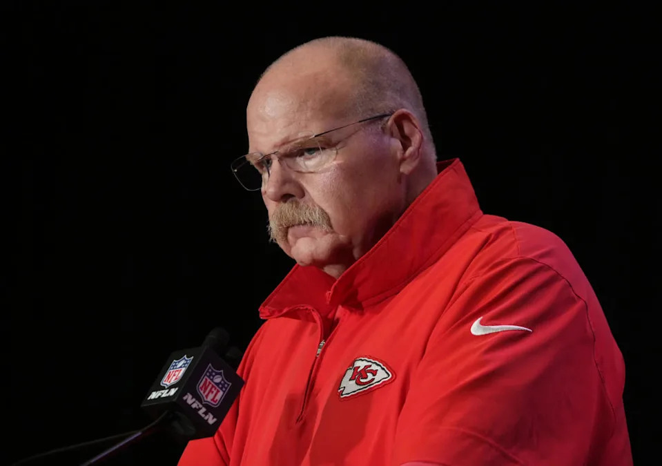 Kansas City Chiefs head coach Andy Reid. Kirby Lee-Imagn Images