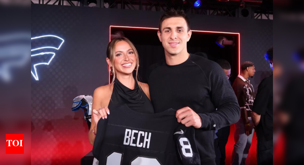 Jack Bech, Las Vegas Raiders rookie WR, is obsessed with the stability of the mountains, while his GF Kylie Young is obsessed with him | NFL News