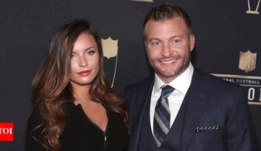 Los Angeles Rams coach Sean McVay and wife Veronika Khomyn share sweet pregnancy update on second baby boy | NFL News
