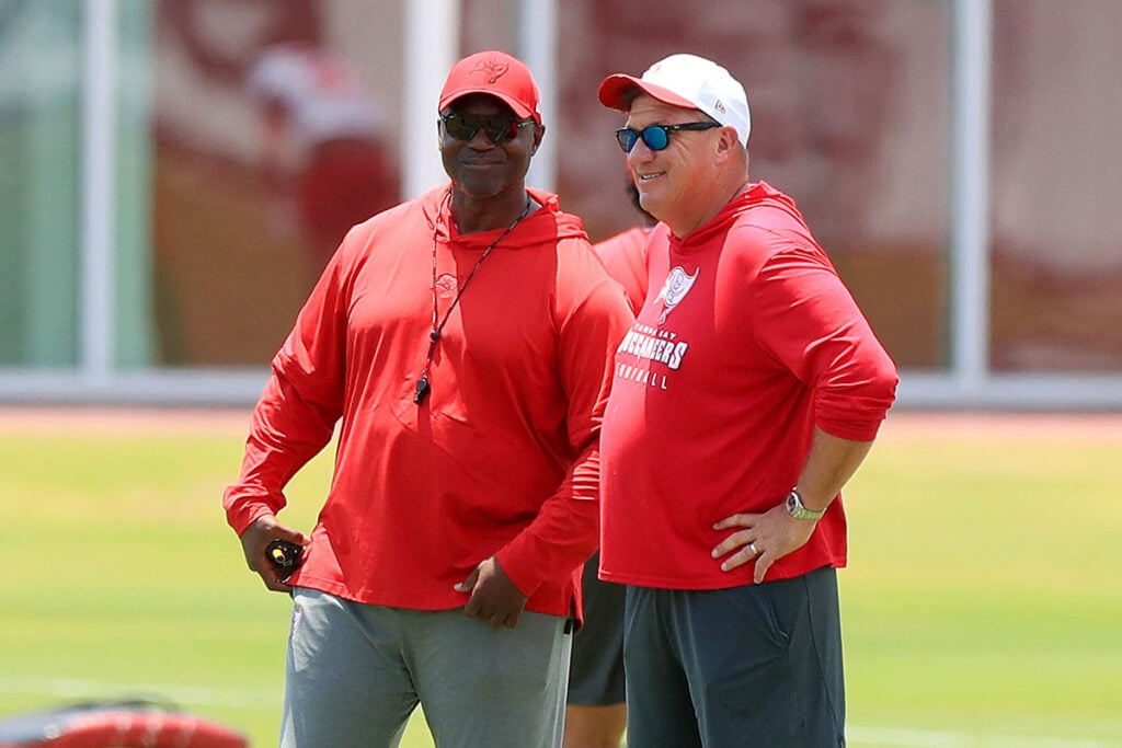 Bucs Mailbag: Latest On Mike Evans, Trading Up For Sonny Styles 4 Bucs Hc Todd Bowles And Gm Jason Licht