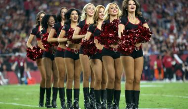 Arizona Cardinals cheerleaders removed from the sideline for prime time game in Glendale