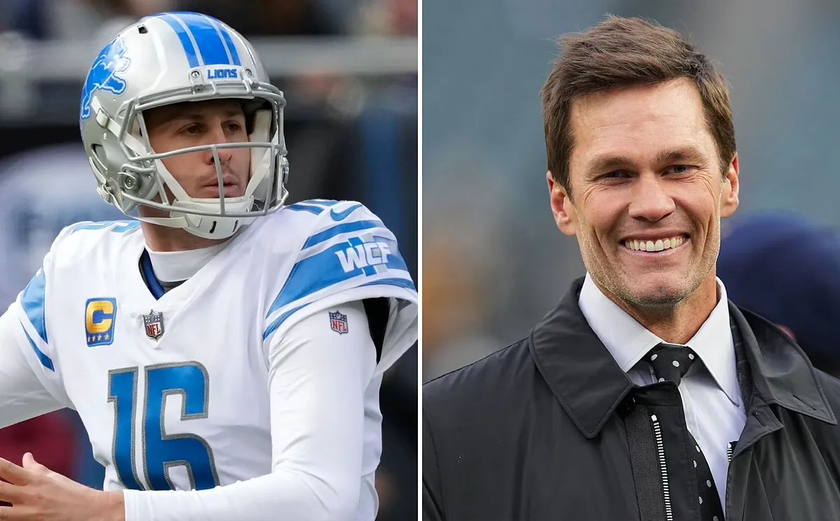 Jared Goff responds humorously to Tom Brady's comment about the Lions' offense - MARCA