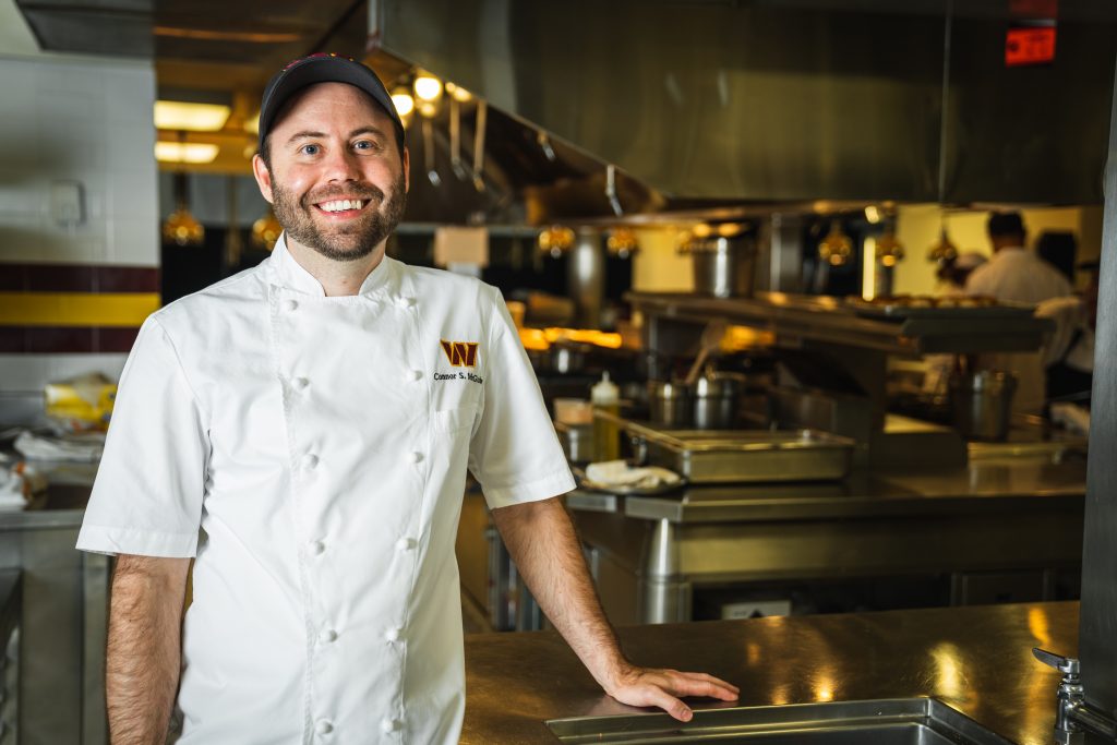 Dishing on football: Meet the executive chef alumnus who feeds the Washington Commanders | Virginia Tech News