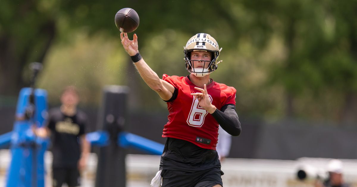 Saints QB Tyler Shough makes history before rookie campaign