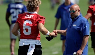 Giants HC Brian Daboll and QB Jaxson Dart facing doomed season, warns former star: "Spiral out of control" - MARCA