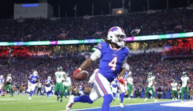 Reports: Bills RB James Cook ‘won’t be in Buffalo anytime soon’