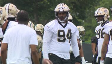 The heat is on for the first day of Saints mandatory minicamp