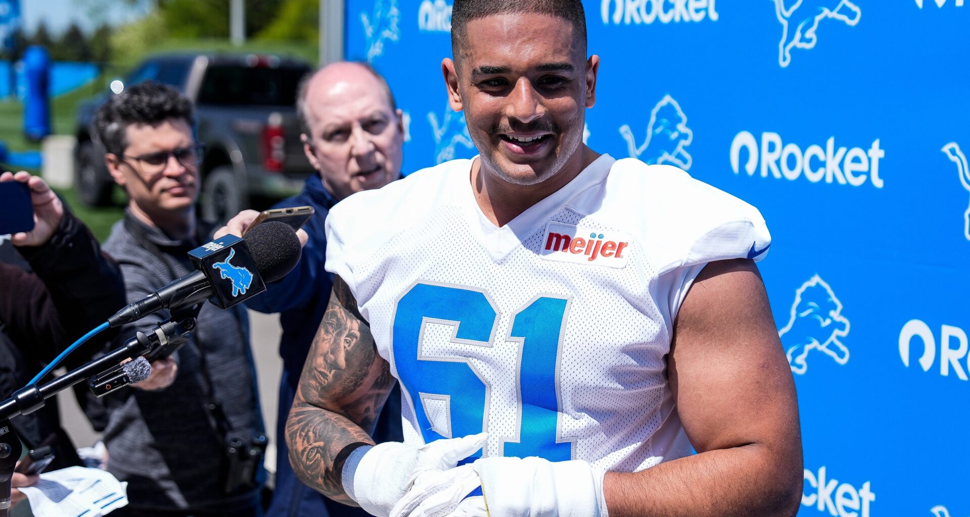 Ahmed Hassanein rises from obscurity to NFL stage as the Detroit Lions' sixth-round hidden gem