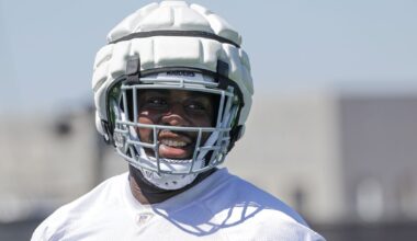 Raiders 2025: Right tackle DJ Glaze impressing coaching staff