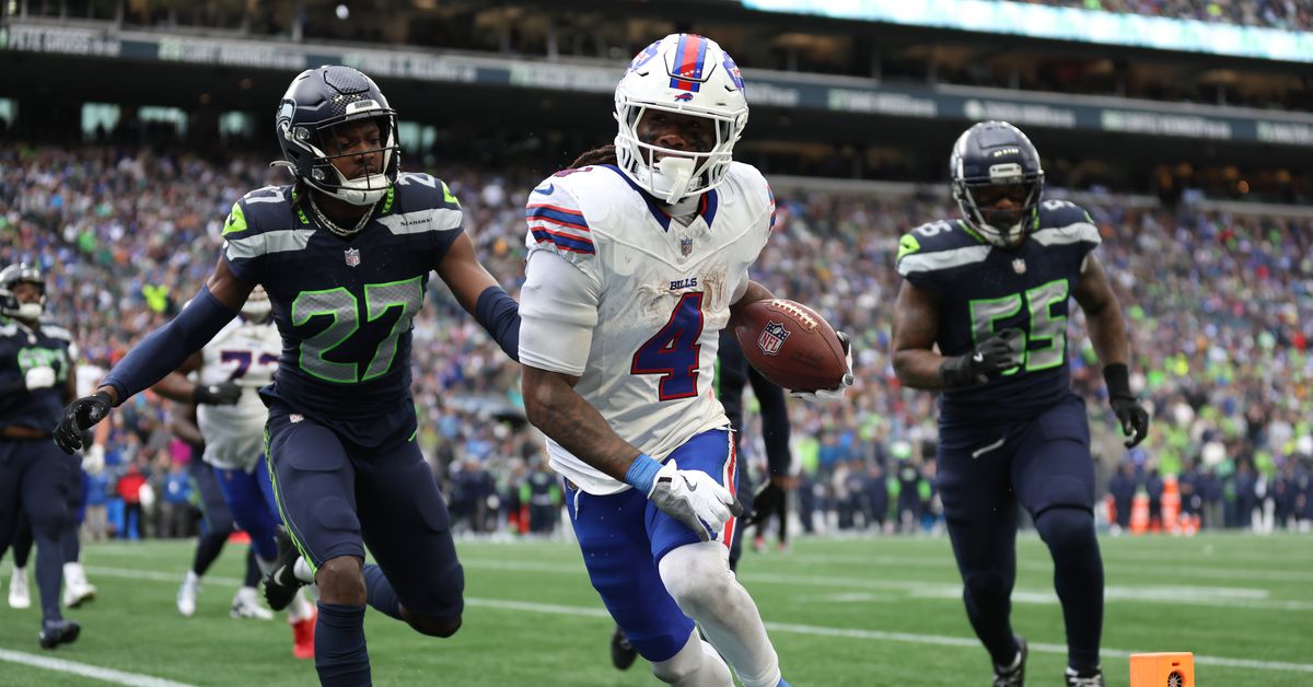 Bills vs. Seahawks 2024 highlights; James Cook and Josh Allen trounce Seattle and Geno Smith