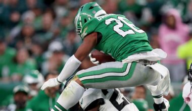 Saquon Barkley is on the cover of Madden NFL 26