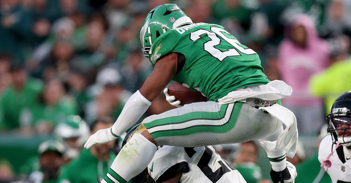 Saquon Barkley is on the cover of Madden NFL 26