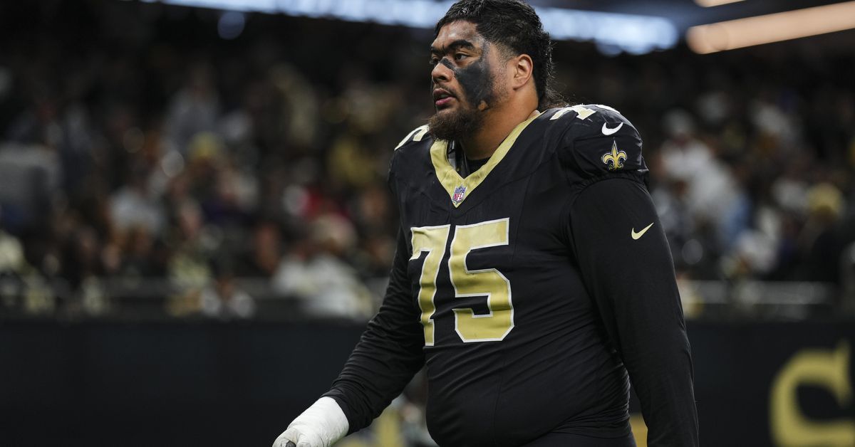 PFF says Saints’ tackle Taliese Fuaga is the team's x-factor