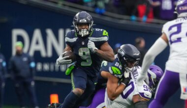 Seahawks running back Kenneth Walker III dealing with ankle injury as minicamp begins