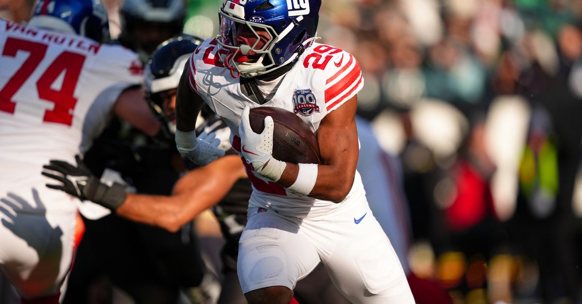 Giants’ RB Tyrone Tracy trying to get a better handle on the ball