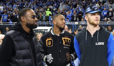 Eric Ebron among several Lions alum at team facility over the weekend