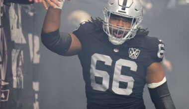 Raiders roster: Dylan Parham’s status as a starter will be tested