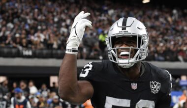 Las Vegas Raiders’ linebacker Amari Gainer could compete to be starter
