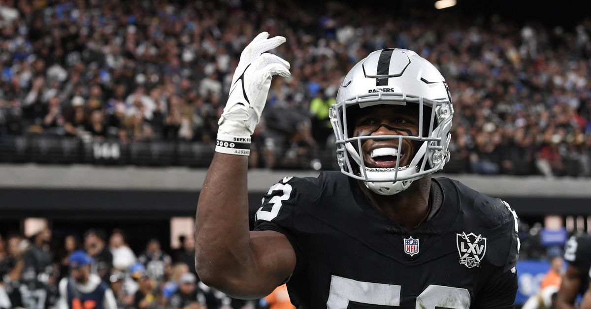 Las Vegas Raiders’ linebacker Amari Gainer could compete to be starter