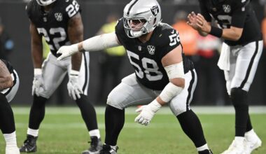Raiders news: High expectations for young center Jackson Powers-Johnson