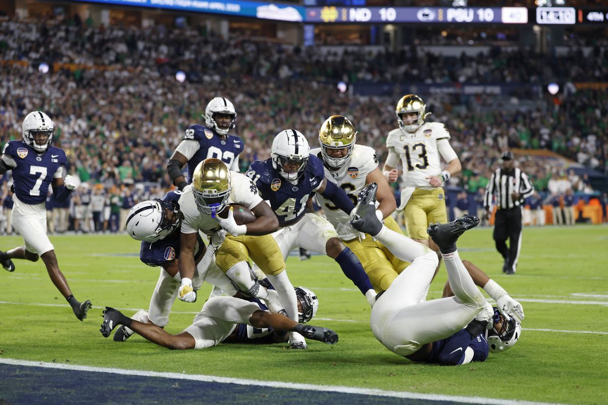 COLLEGE FOOTBALL: JAN 09 CFP Semifinal Capital One Orange Bowl - Notre Dame vs Penn State