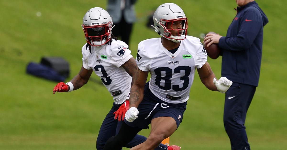 Patriots coach happy with young wide receivers’ work ethic
