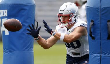 Patriots OTA recap: UDFA receiver leading offense to sharpest practice this spring
