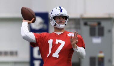 Colts head coach Shane Steichen on QB Daniel Jones: ‘He’s been doing a hell of a job’