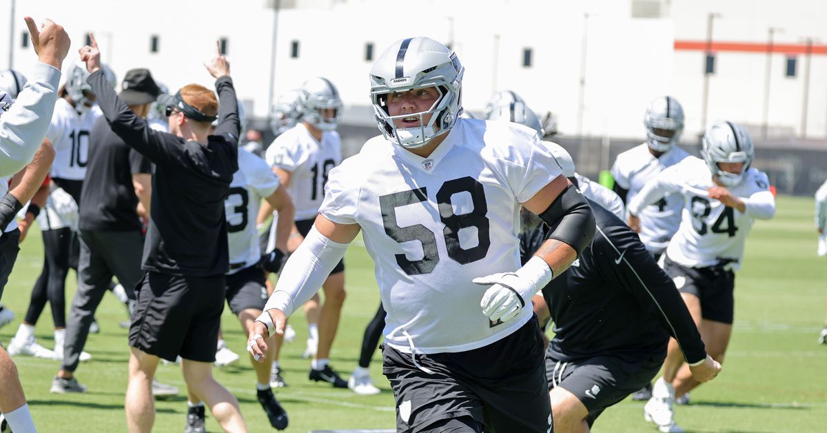 Raiders News: Jackson Powers-Johnson down 10 to 15 pounds