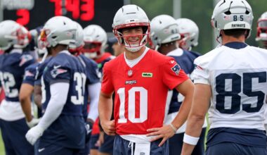 Patriots not expecting Drake Maye ‘to put the Patriots on his back’