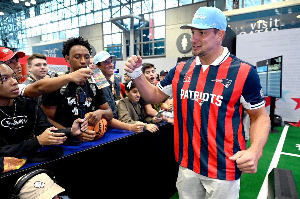 Rob Gronkowski at Fanatics Fest NYC 2025.