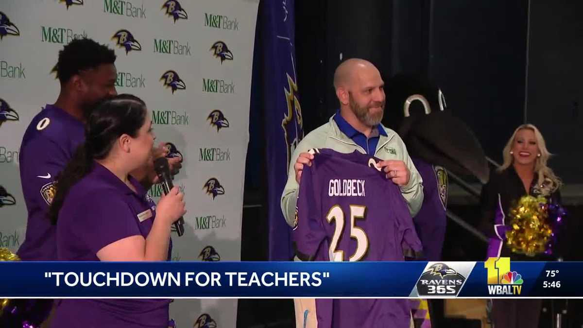 Touchdown for Teachers award honors Andrew Goldbeck