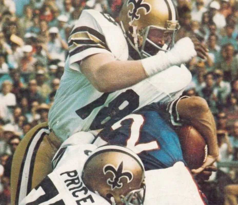 New Orleans Saints defensive end Elois Grooms (78). Credit: Pinterest 