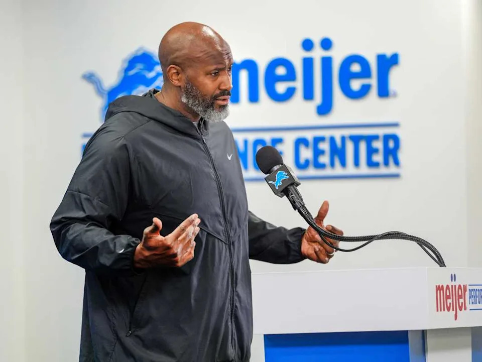 Detroit Lions general manager Brad HolmesKimberly P. Mitchell / USA TODAY NETWORK via Imagn Images