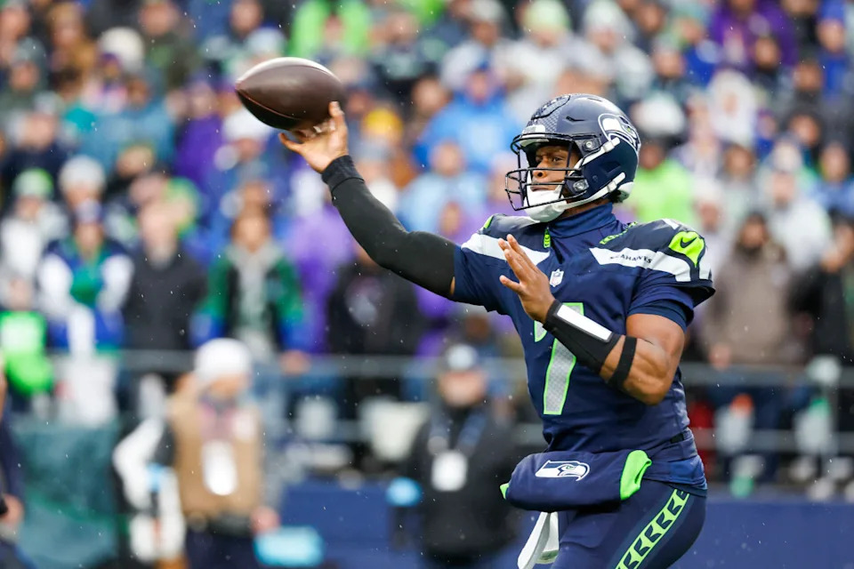 Las Vegas Raiders QB Geno Smith (7).Joe Nicholson-Imagn Images