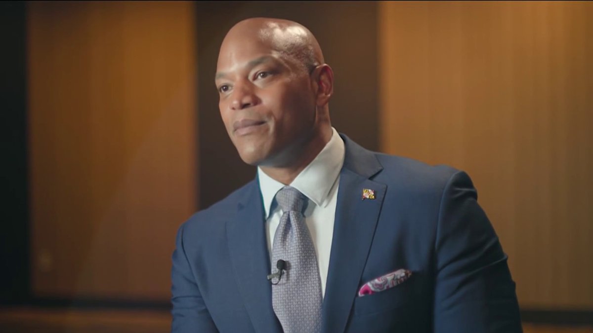 Maryland Gov. Moore defends reparations decision, talks about Commanders stadium – NBC4 Washington