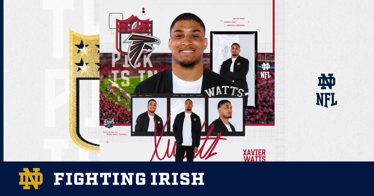 Xavier Watts Drafted 96th Overall In NFL Draft By Atlanta